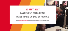Ouverture du bureau français de l’Australie du Sud en France
